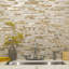 Carrelage mural mosaïque en verre et en métal imbriqué 12 po x 12 po-36933809