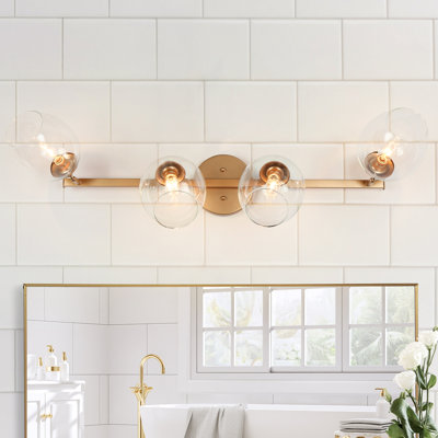 Éclairage pour salle de bain à intensité variable à 2 lumières Vanica