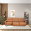 Canapé triple convertible Grant - Cuir cognac