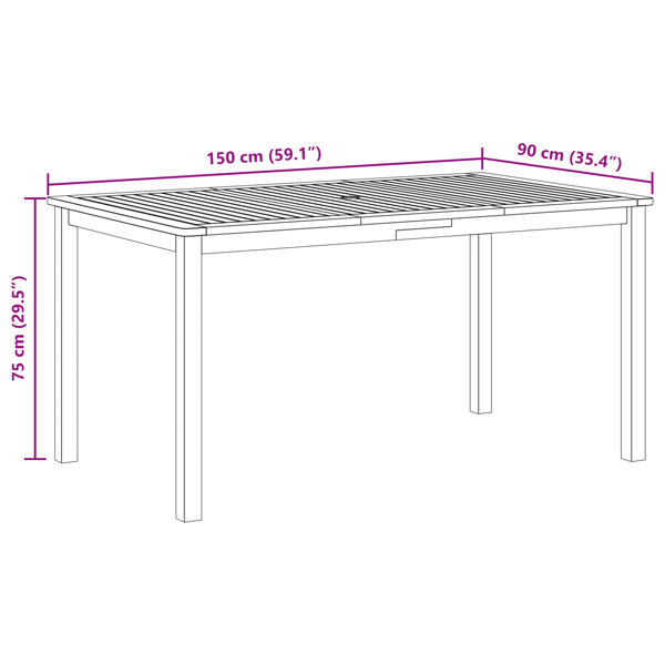 Dimensions du produit