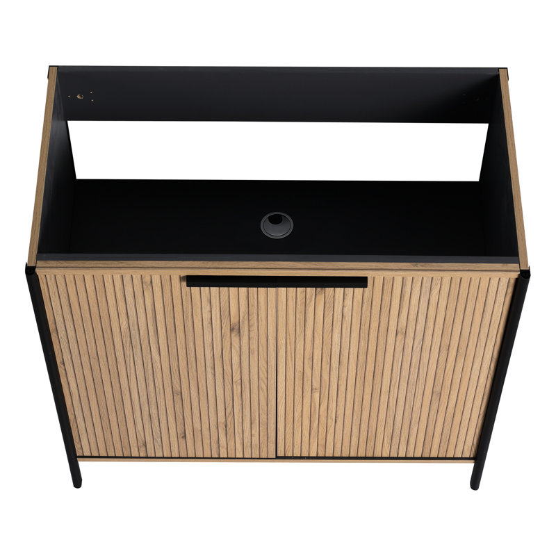 Meuble-lavabo à café de 36 po et unité fonctionnelle au design élégant, 35"