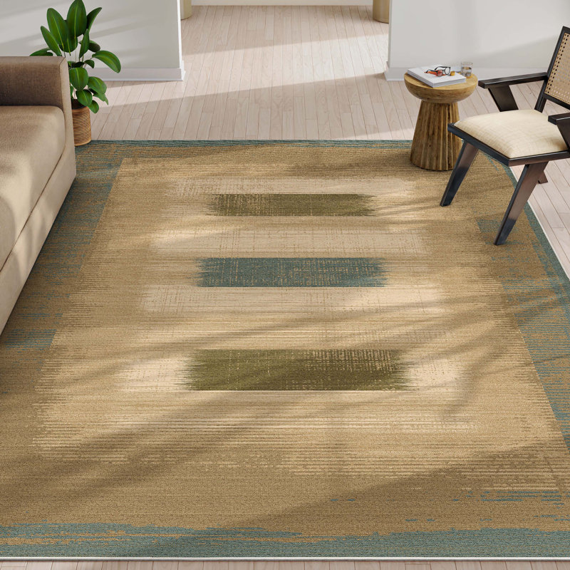 Tapis brun à tissage plat Kehr Modern, Rectangle 7 pi 7 po x 9 pi 10 po