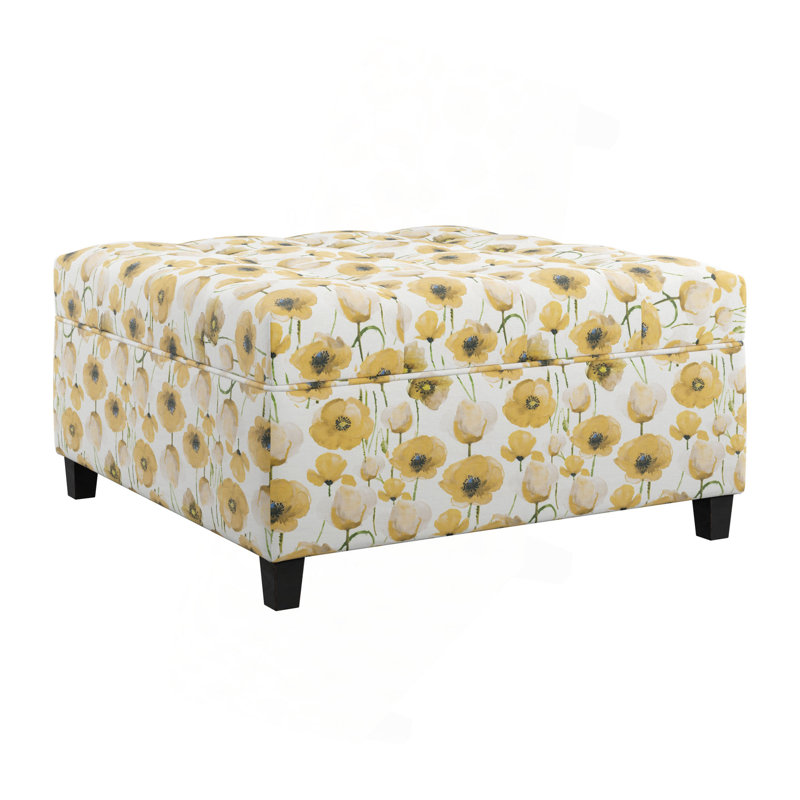 Repose-pieds avec rangement Golden Floral (SEULEMENT OTTOMAN)
