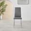 Eubanks 4 Black Dining Table & 4 Grey Gold Leg Chairs-101527914