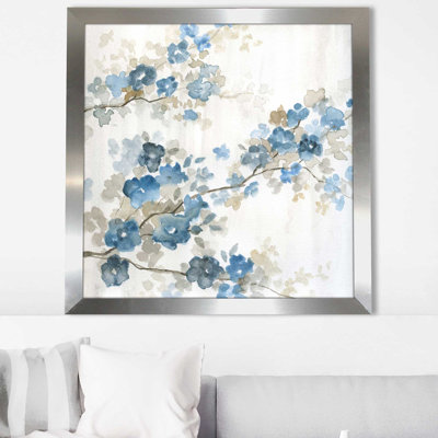 Cornouiller en bleu I de Nan - Peinture