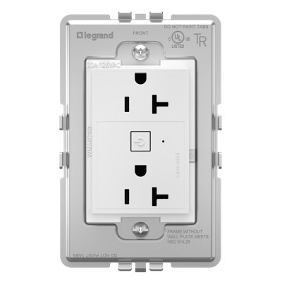 Prise de courant intelligente de 20 ampères Adorne avec Netatmo