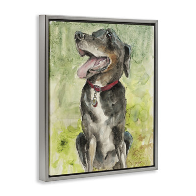 Cadre flottant A Dog's Happiness, design par Patti Mann