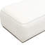 Repose-pieds granuleux beige confortable de 52 pouces, caractéristique du tissu distinctif, utilisation polyvalente dans les espaces domestiques, assise confortable et capacité de charge élevée, caractère unique pour les meubles, usage multiple