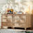 24" Wide Farmhouse Night Stand,Large End Table With 3 Drawers & Metal Handle,Dresser For Bedroom, Bed Side Table Chest Of Drawers Cabinet,Wood Nightstand For Living Room,Closet-123175608-123037900