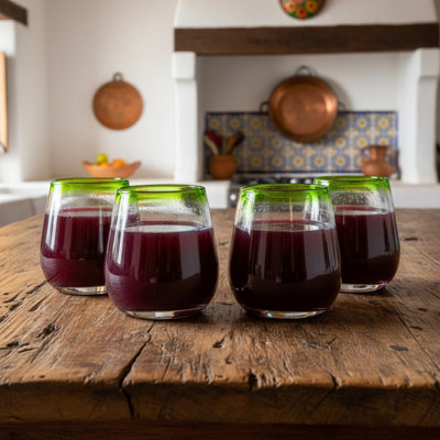 10 verres à vin sans pied 10 Strawberry Street