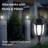 Outdoor Solar LED Traditional Style Wall Light-91884743