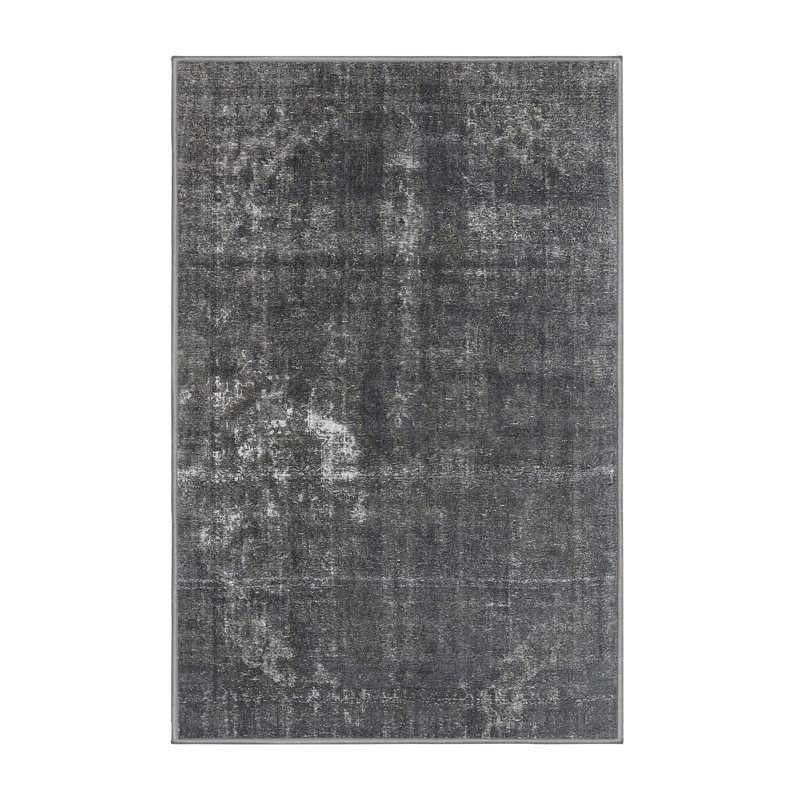 Tapis oriental gris Jamieson, Rectangle 5 pi x 7 pi