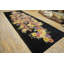 Tapis de couloir noir antique Antique Art Deco