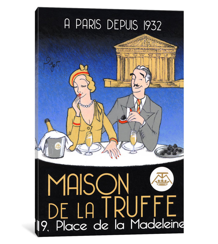 «Black Diamond», affiche vintage sur toile, H 26 po x l 18 po x P 1,5 po, Toile avec cadre noir, Pas de tapis