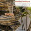 Seville Outdoor Weather Resistant Rock Fountain with Light-3371172