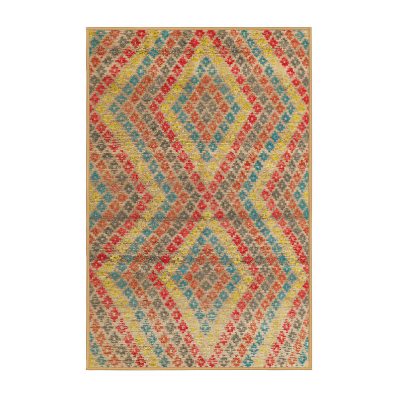 Tapis abstrait moderne 5239, Rectangle de 2 pi x 3 pi