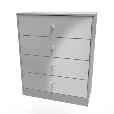 Fully Assembled Alasha 4 - Drawer Chest of Drawers