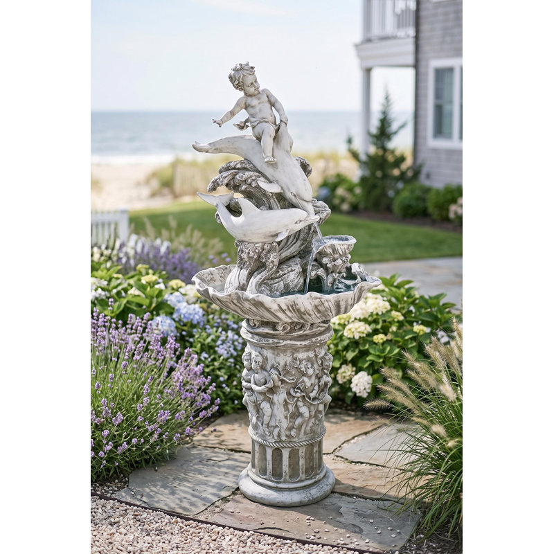 Fontaine sculpturale Young Poseidon