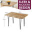 Mileta Metal Base Dining Table-926928433