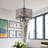 Ivonna 4 - Light Dimmable Drum Chandelier-779362529