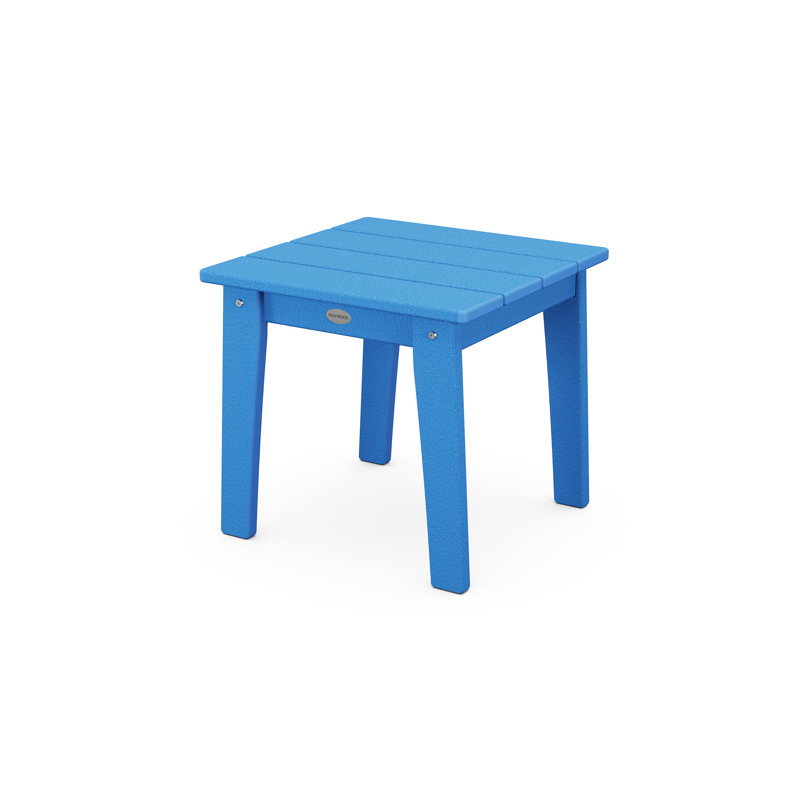 POLYWOOD X  Sol 72 End Table, Pacific Blue