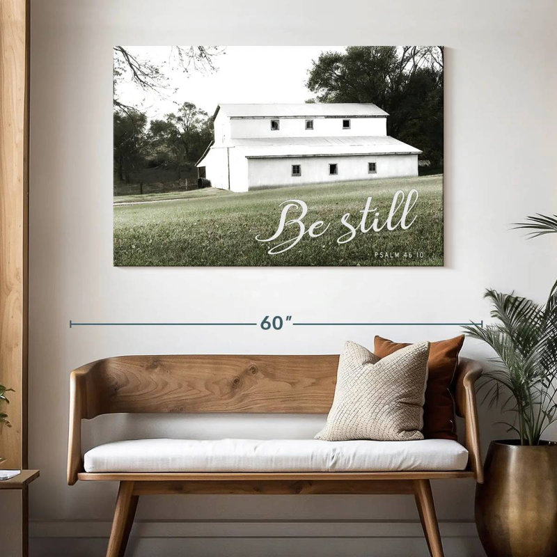Lilie Be Still Barn, 32" H x 48" W