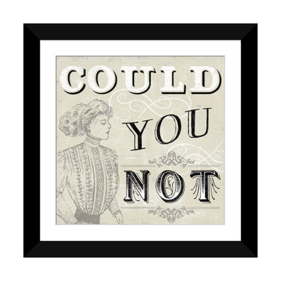 'Victorian Snark III' Textual Art on Canvas