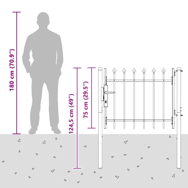Gate Fencing, 100 x 75 cm