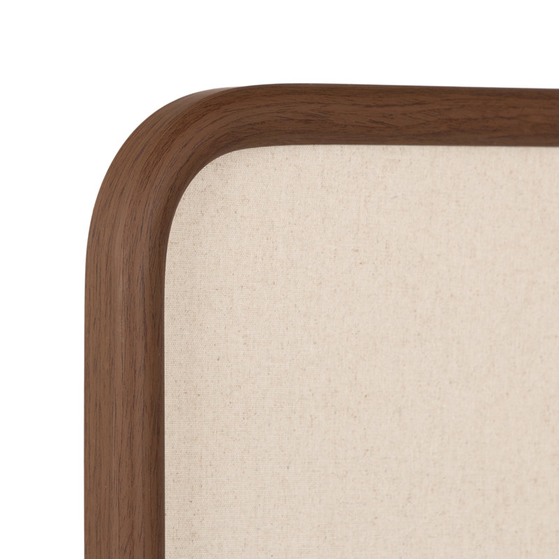 Inglewood Rectangular Pinboard for Wall Organization, Brown