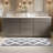 Freida 24x60-inch Cotton Bathroom Rug with Trellis Pattern and Non-Slip Base - Machine Washable-2038635431