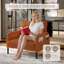 Fauteuil d'appoint basique simple en tissu de velours côtelé et confortable en velours côtelé-234536014