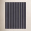 Edora Navy Ivory Hand-Loomed Striped Outdoor Rug