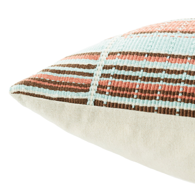 Coussin en coton Kana, Polyester / bourre de polyester
