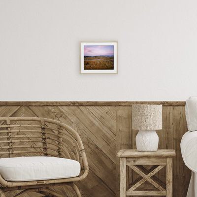 «Morning Light», impression encadrée sous verre et roches, design par Jim Becia