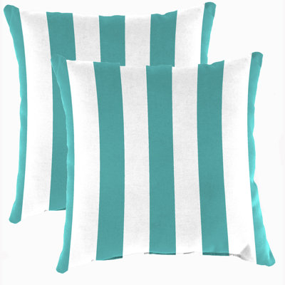 18" x 18" Solid Outdoor Throw Pillow (Set of 2)