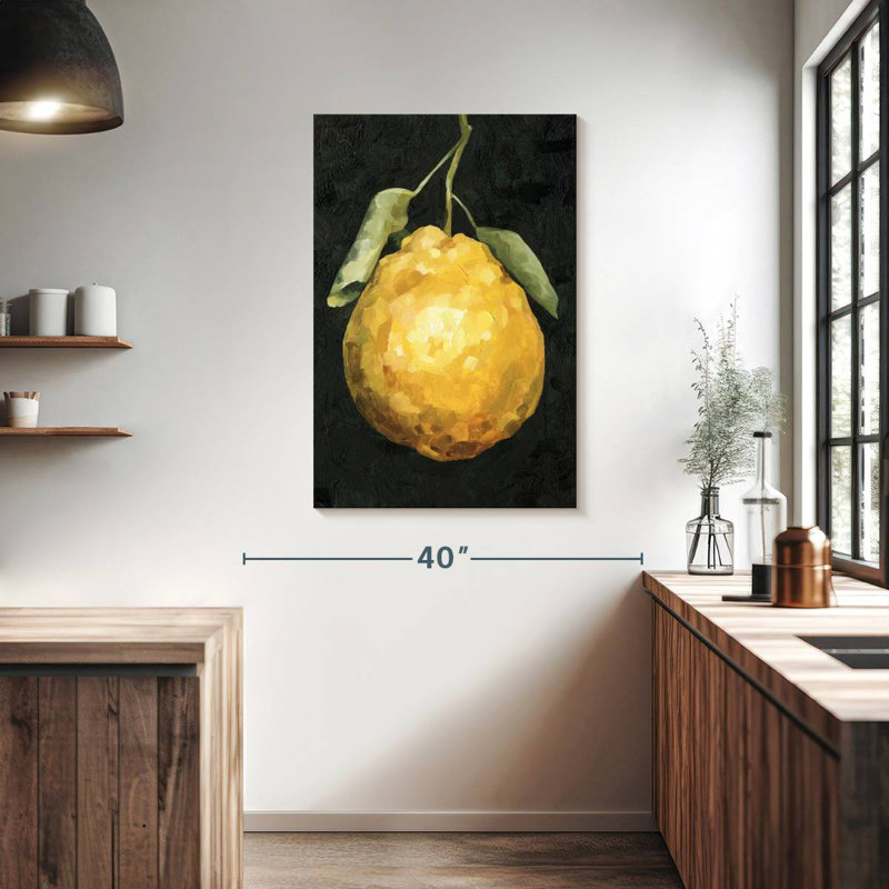 Yarlin Dark Lemon II, 39" H x 26" W