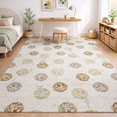 Tapis pour enfants intérieur / extérieur lavable à la machine Chantille ACN2690