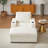42.5-Inch Corduroy Single Recliner With Backrest Pillow, Cup Holder, Storage Footrest, And Deep-Seat Comfort-134187867