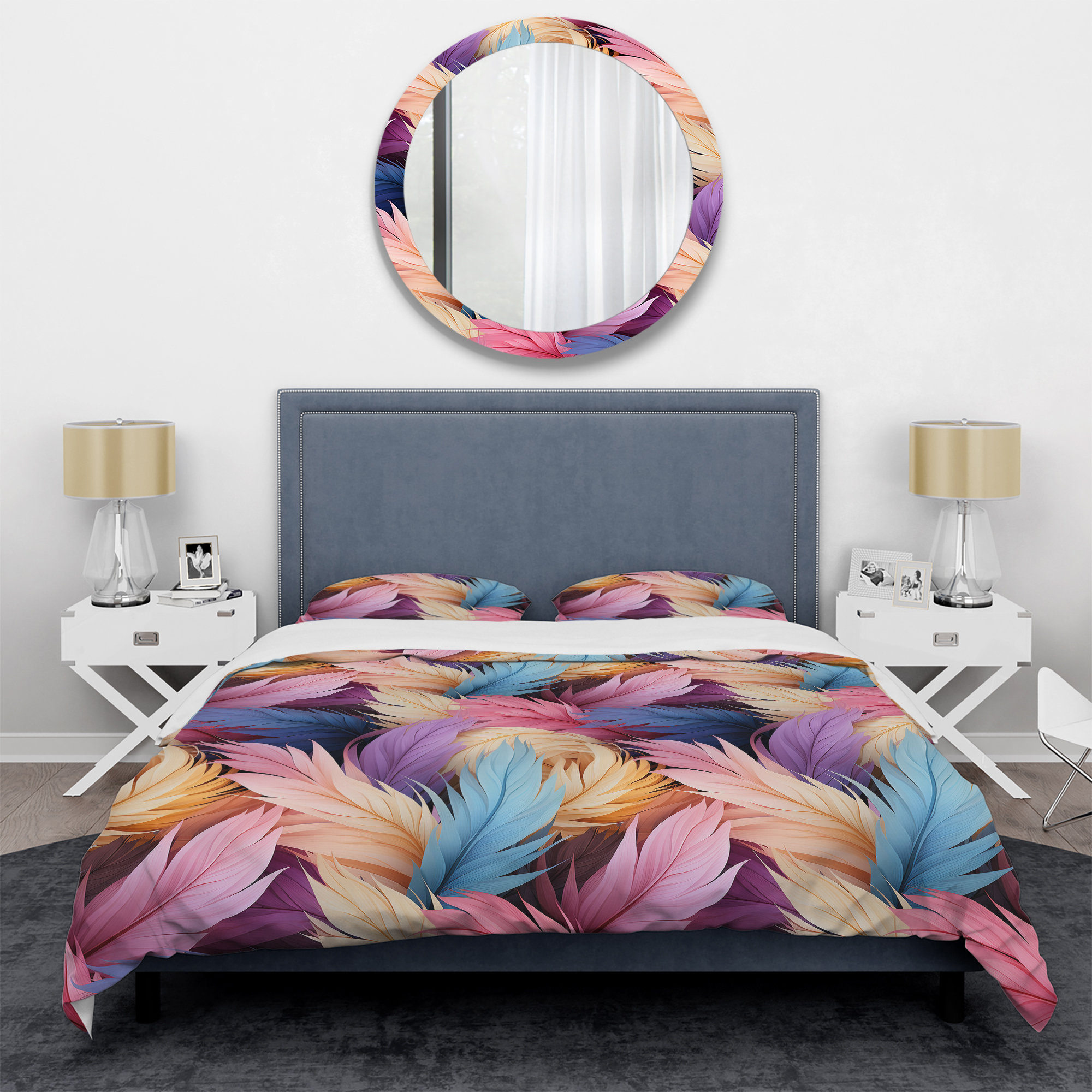 Floral Elegance Duvet Cover Set NCU0PTT355 main image 1