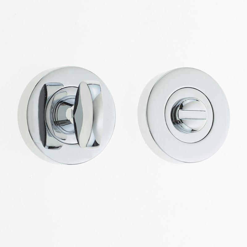 Rabasca Turn and Release Door Accessory, Polished Chrome