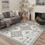 Tapis ivoire noir Boho Southwestern-128992181