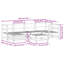 62cm Wide Patio Sofa with Cushions
