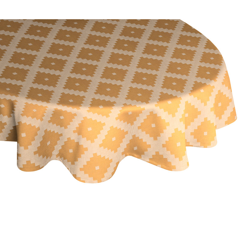 Esteban Tablecloth, 130cm W x 220cm L, Curry