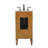 Rivers 18'' Single Bathroom Vanity with Marble Top-1204500728
