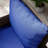 Patio Chair Cushion And Pillow , 4 Navy Blue, Outdoor Relaxation Blue For Chairs, Comfortable Rest