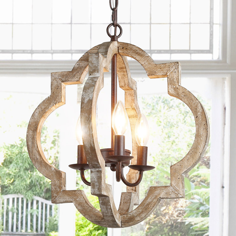 Lustre géométrique unique à 3 lumières Ameriga