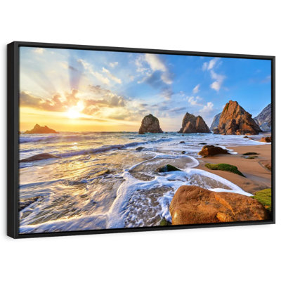 Impression sur toile Coastal Ursa Beach