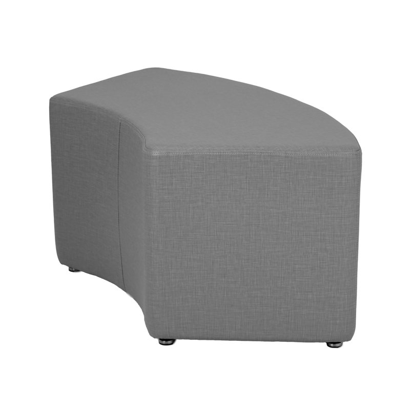 Repose-pieds rembourré S Series Pro Series 18 po, Gris foncé