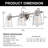 Vidju 3 - Light Dimmable Vanity Light