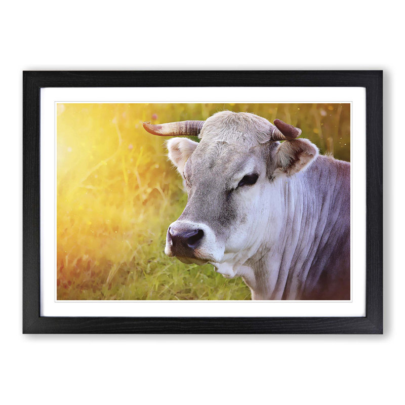 Single Picture Frame Print, Black